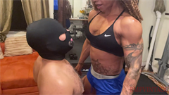 Goddess Madelene is bothered by an idiot in the gym and despite asking him to move away from her, he didn't listen. Goddess Madelene has her own way of teaching a lesson and that's by kicking some ass...
                              (IMPORTANT)
Normally we put $1 for 1min but We have kept this video at $10 and video is 15min,  reason for that is that there is some light flickering due some technical issue. Feel free to contact...